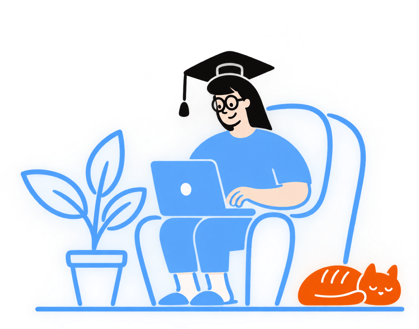 Illustration of a degree certificate